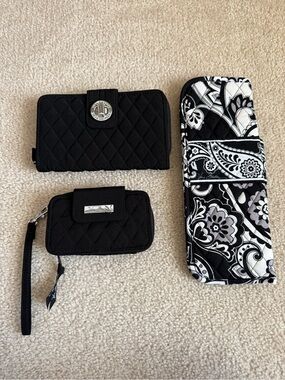 Vera Bradley Wallets & Curling Iron Cover Lot